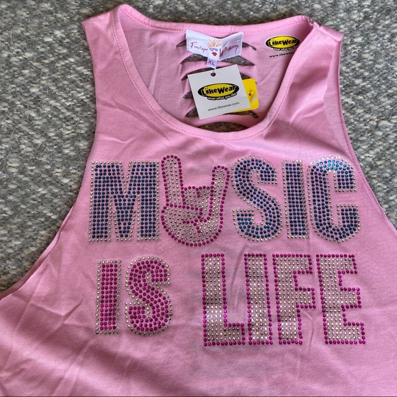 Very cool “Music is Life” tank top - Picture 2 of 3